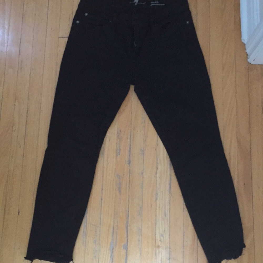 7 for all mankind black jeans